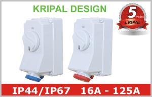 China 16A 32A 63A 125A Interlocked Switched Socket Outlet Industrial Power wholesale