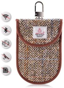 Signal Blocking Faraday Cage Bag , Faraday Key Fob Protector Anti Radiation