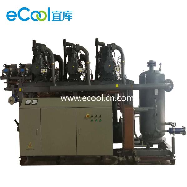 Quality Low Noise Screw Parallel Refrigeration Compressor Unit For Cold Storage Refrigeration for sale