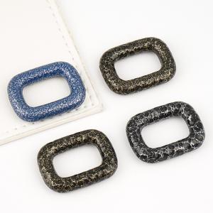 China High End 3/4&quot; Square Metal Buckle User-Friendly Handbag Painting Buckle for Production wholesale