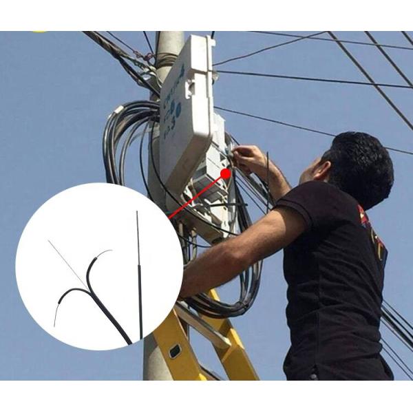 Factory price 1,2 Core FTTH G657A1 G657A2 Flat Drop Fiber Optic Cable