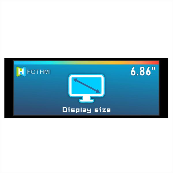 6.8 Inch Hight-Brightness TFT LCD Display LVDS Interface
