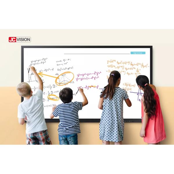 98 Inch Smart Interactive Whiteboard Multi Fingers Touch Screen