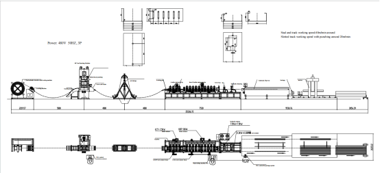Metal Hat Sale Stud And Track C Channel Drywall Main Furring Wall Angle Machine