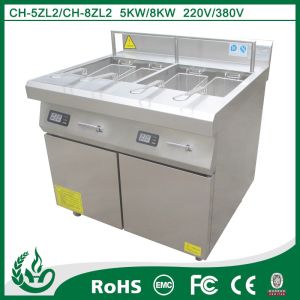 China Stainless steel Electric Radiation Deep Fryer 5KW/8kw 220V - 430V wholesale