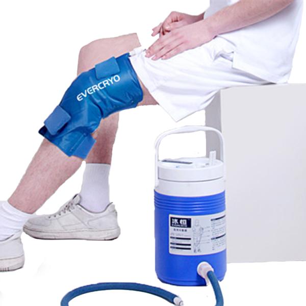 Detachable Knee Pain Relief Wraps , TPU Knee Brace With Ice Cooler