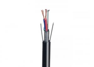 China Mobile Networks 6 Core3.0mm Hybrid Fiber Coaxial Cable , PBT Hybrid Fiber Copper Cable wholesale