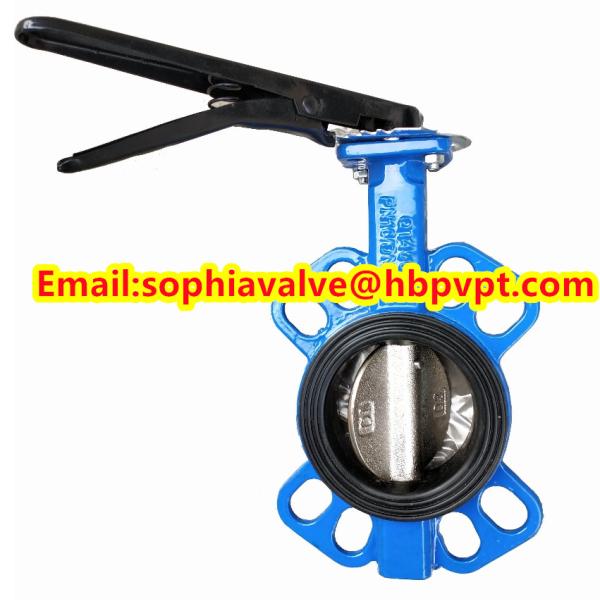 China DIN Ductile iron butterfly valve with pin wholesale