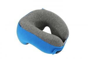 China Ergonomic Memory Foam Neck Support Pillow Flexible Car Headrest 82% Cotton Outer Cover wholesale