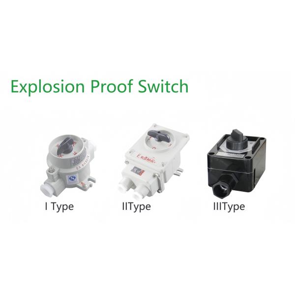 Flameproof Exd Explosion Proof Switch Marine Grade Aluminum