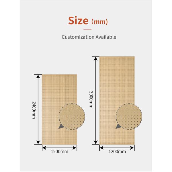 Great Sound Absorption Perforated Acoustic Wood Panels for House Decoration