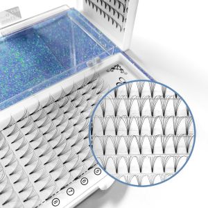 3D 4D 5D premade fans eyelash extensions private label premade volume fans