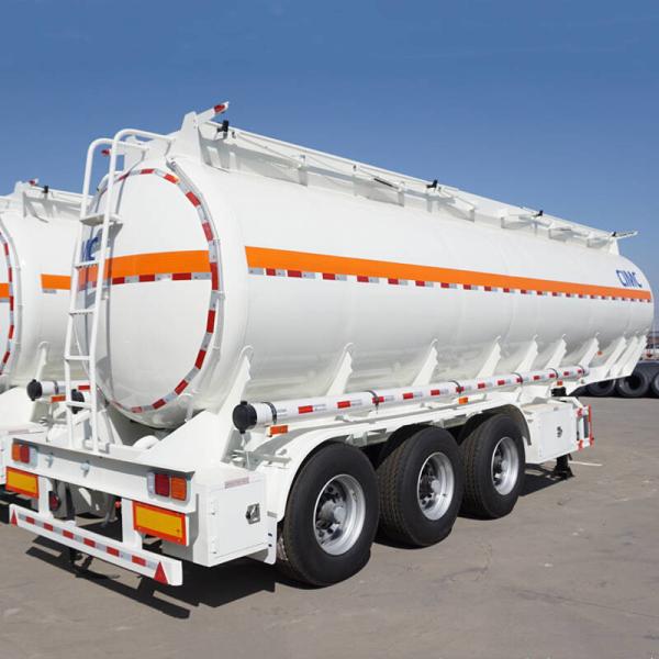 Quality Explosion Proof Carbon Steel 45CBM Fuel Tanker Trailer for sale