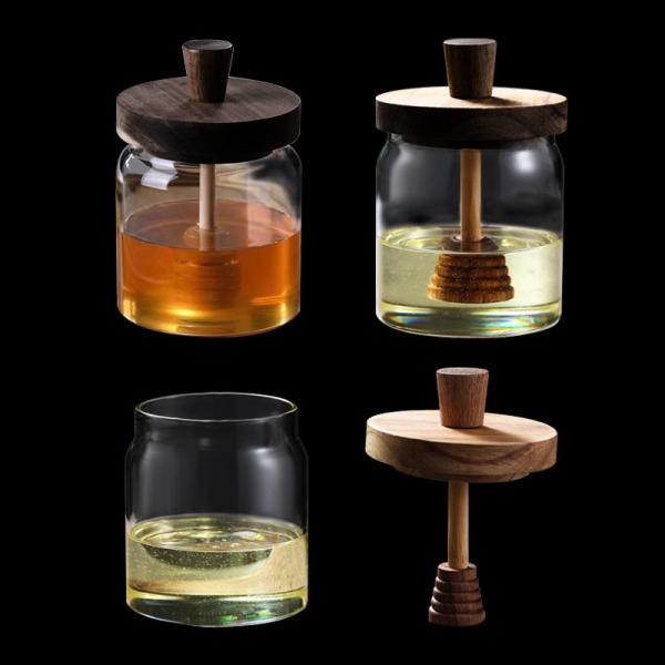 Bulk Food-Grade Glass Jars for Honey/Syrup|Wholesale Price FDA-Compliant Custom Lids|B2B Factory Direct