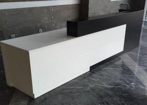 Contracted Style Fashion Retail Store Checkout Counters Black And White Color