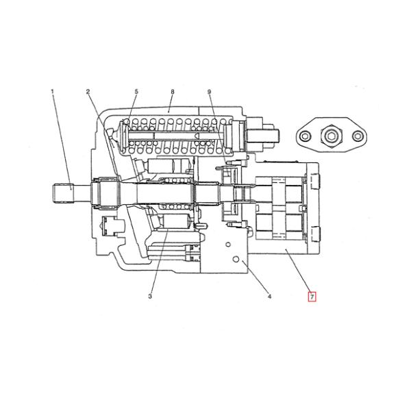 KOBELCO SK30 hydraulic pilot pump low pressure pump AP2D18 PX10V00014F1