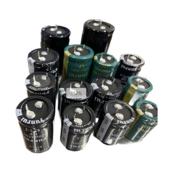 400V Radial Electrolytic Capacitor High Ripple Long Life For Industrial Power