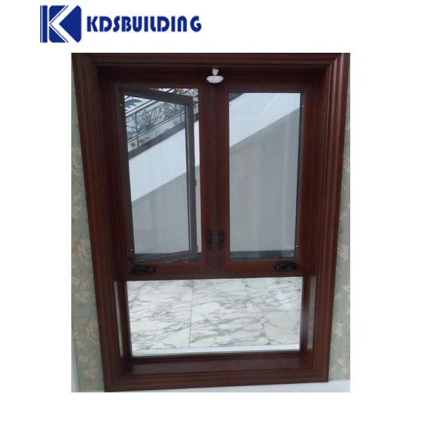 KDSBuilding Newest Style Double Glazed Window Wood Crank Out Windows For Villa