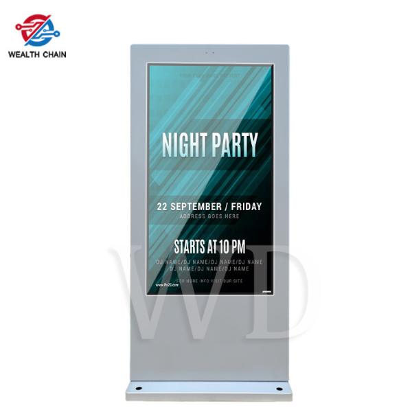 Quality 2000 Nits 55" CMS Remote Control LCD Signage Display  LOGO Print for sale