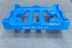 Lightweight Design Attached Lid Nestable Crate Plastic Platform Dolly