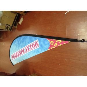 Outdoor Advertising Teardrop Flag Banner with Kits