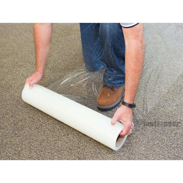 Normal Wound 60 Mic Thickness Transparent Color Carpet Protective Film