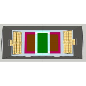 China Indoor Stadium Light Steel Structure Warehouse Fabrication Customized wholesale