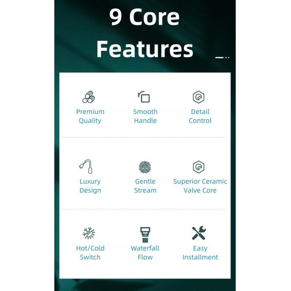 Premium Quality Wash Basin Faucet Brass Body Elegant Deck Mounted Chromed Surface