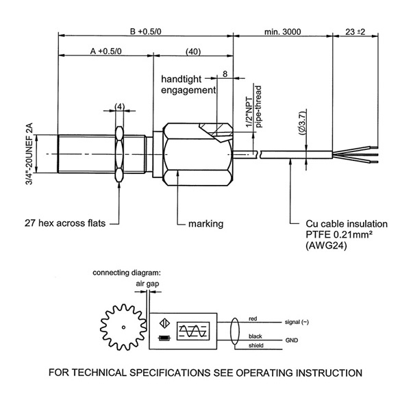 Sensing Range 5 mm Proximity Inductive Sensor Switch Compact Speed Monitor M12