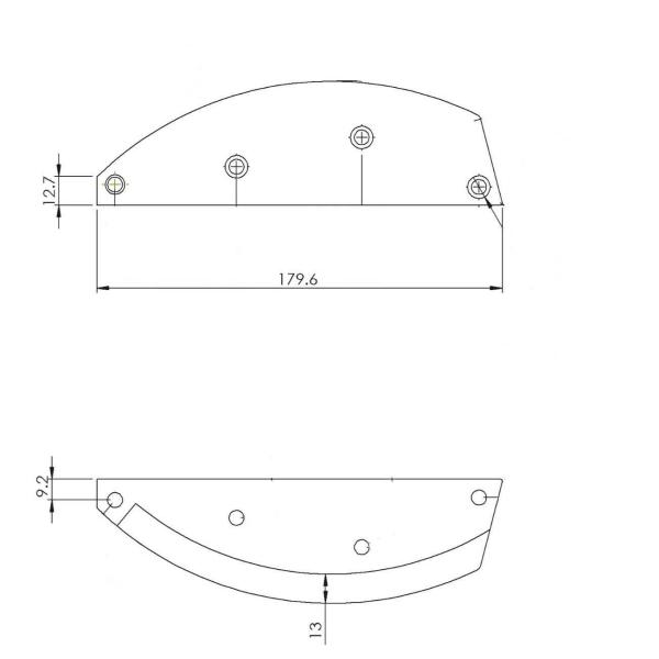 HSS Special Shaped Knife Industrial Blades For Laminating Machine
