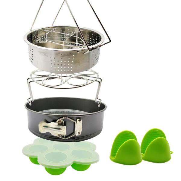 10-Piece Nonstick Stay Cool Handle Cookware Set Hard Porcelain Enamel Cooking Items Stainless Steel Pot accessories