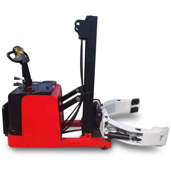 KAD heavy duty Electric forklift with paper roll clamp with optional rotation degree of 90 180 360