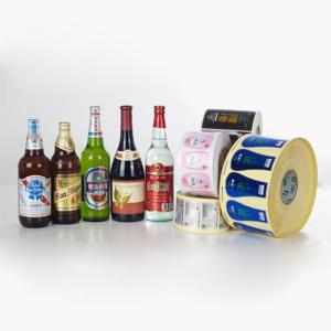 China Customized Adhesive Packaging Logo Roll Sticker Labels Printing For Bottles wholesale