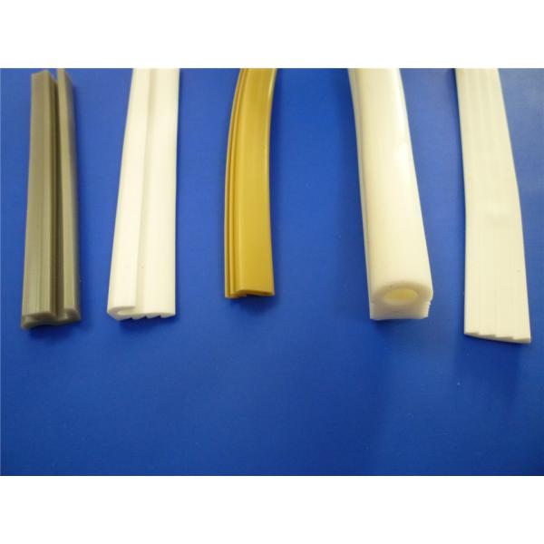 Pure Extruded Silicone Rubber Profiles , Silicone Door Weatherstripping