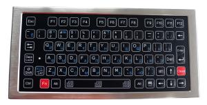 China Ruggedized Compact Membrane Keyboard Mini Movable Desktop IP68 wholesale