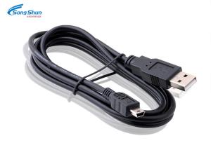 China 4.0mm Braided Mini USB Extension Cord , Data Transfer High Speed USB Cable on sale