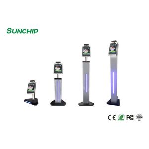 China Fever Alarm Aluminum Face Recognition Infrared Thermometer wholesale