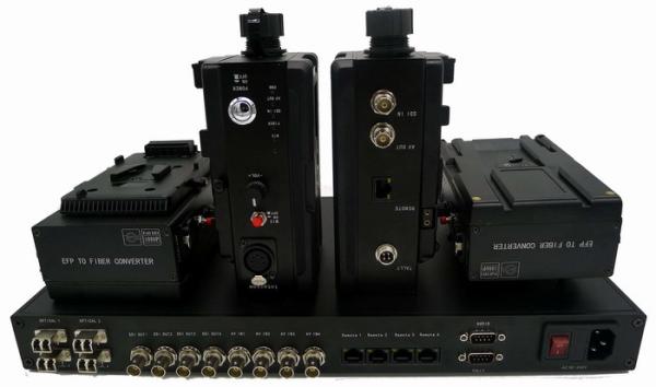 Quality Video Production 4 camera EFP Fiber system with Bidi HD-SDI video,Tally,Intercom,Timecode,Remote for sale