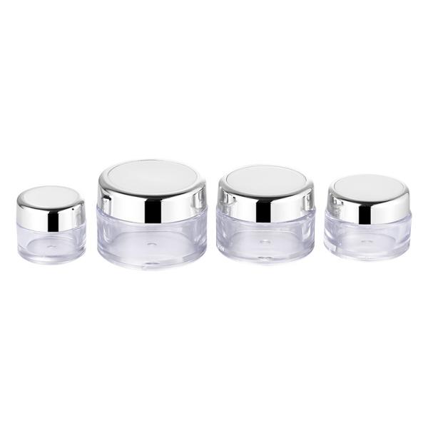 Screw Cap Empty Body Cream Containers 40g Capacity PS Material