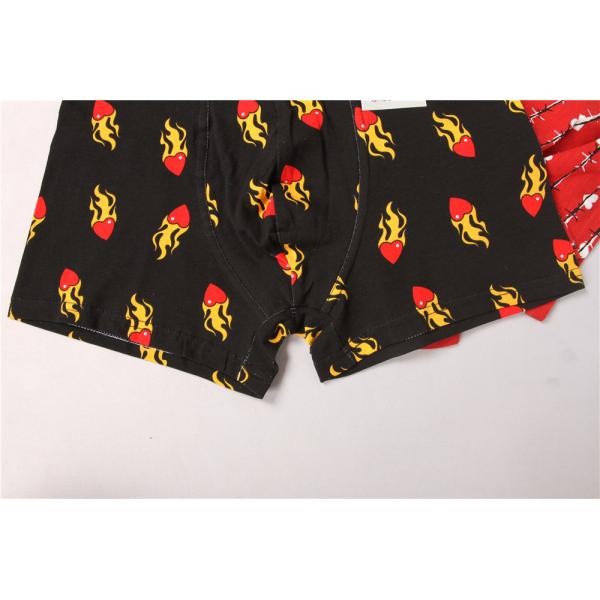 Stockpapa 95% Cotton 5% Spandex Men'S Printed Boxer Shorts