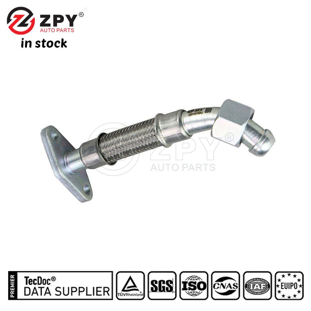 ZPY 028145736AJ New Turbocharger Oil Return Hose Line VW Seat Skoda Golf Jetta Beetle