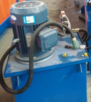 Thick Galvanized Steel Roof Panel Roll Forming Machine with Chain Driving System