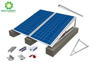 China Highly Pre - Assembled Solar Panel Tilt Mounting Brackets Rust Resistance wholesale