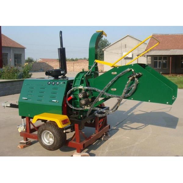 DH40 Diesel Engine Wood Chipper. double hydraulic feeding type, high efficiency