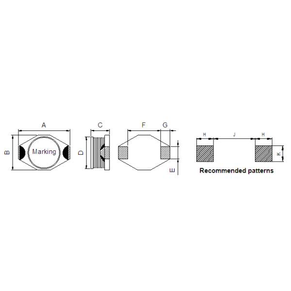 1608 1306 1312 1808 Low Reslstance Surface Mount SMD Power Inductor 47uH 20% For VGA Display Card