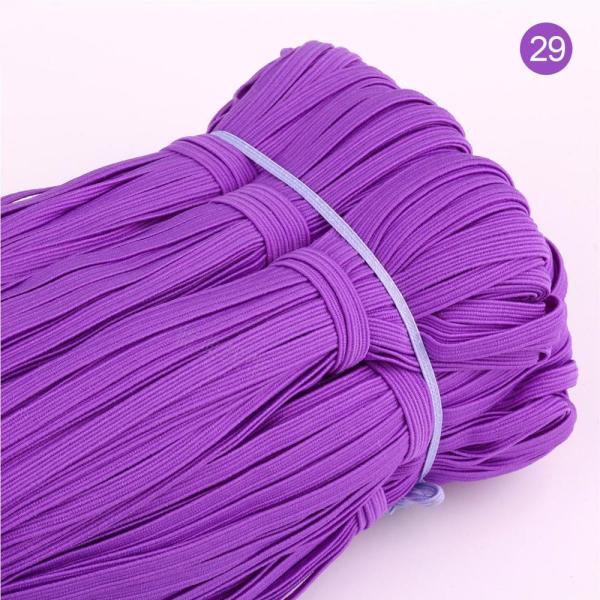 Colorful Round Elastic Cord Polyester Elastic Band For Garment Accessories