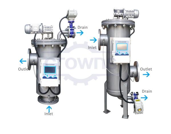 Quality 80m3/H Industrial Water Purification Automatic Self Cleaning Water Filter Backwash Filter for sale