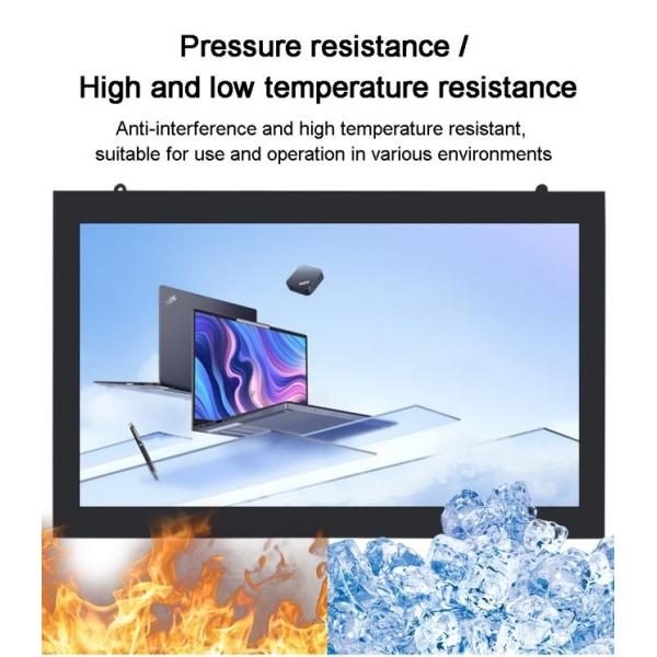 75 inch Full Screen Floor Standing Advertising Display Standing player with 4K Ultra HD Resolution and Aluminum Alloy Frame