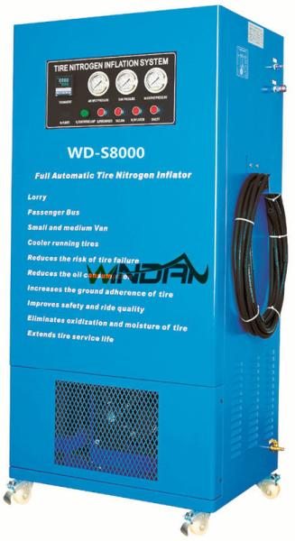 Quality 300L Pressure Tank Truck Tire Nitrogen Inflator , Car Tyre Inflator with Electric Control Vacuum Device for sale