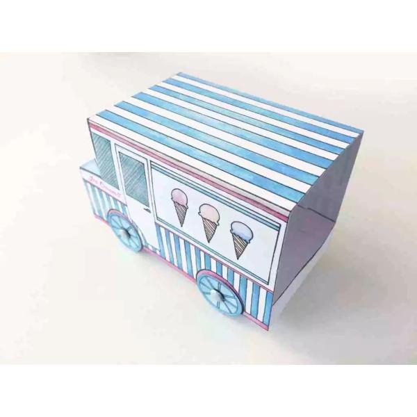 House Shape Paper Sweet Box Cookie Packing With Customized Printing